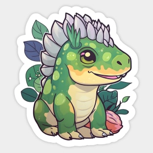 Cute Kawaii Dinosaur Sticker